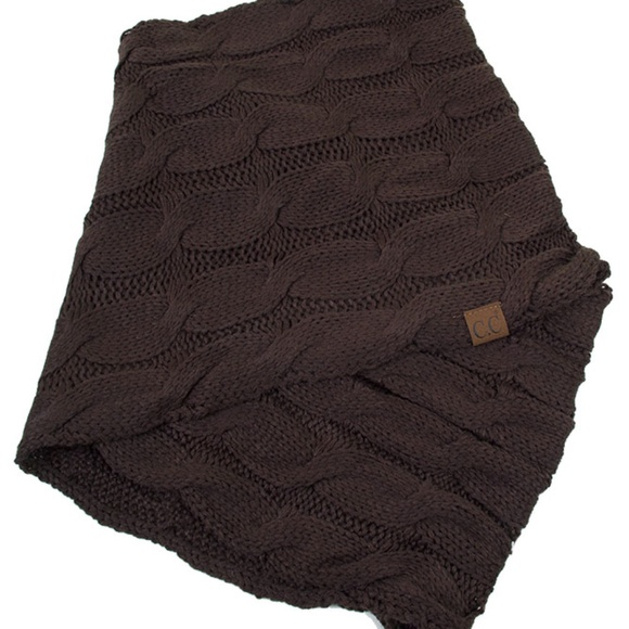 C.C 3pc Knit Warm Pom Beanie Gloves Scarves Set main image 6
